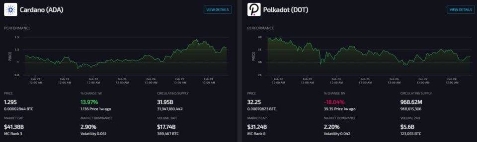 多维度比较 Polkadot 与 Cardano：谁是真正的以太坊杀手？